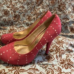 Pink heels